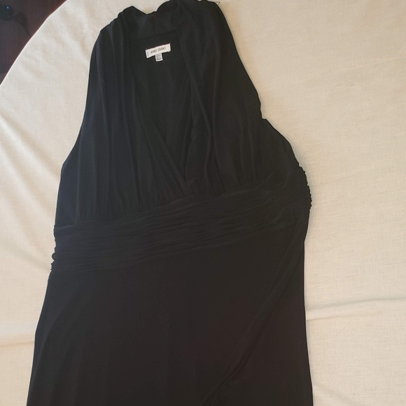 Jones Studio Black Halter Cocktail Dress - 22w - Picture 1 of 7